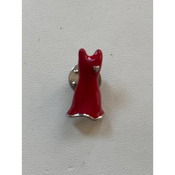 Red Dress Enamel Charm With Heart Accent- Go Red Campaign - Picture 9 of 9